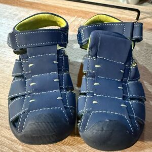 Falls Creek‎ Kids Blue Green Fisherman Sandals Size Toddler 9